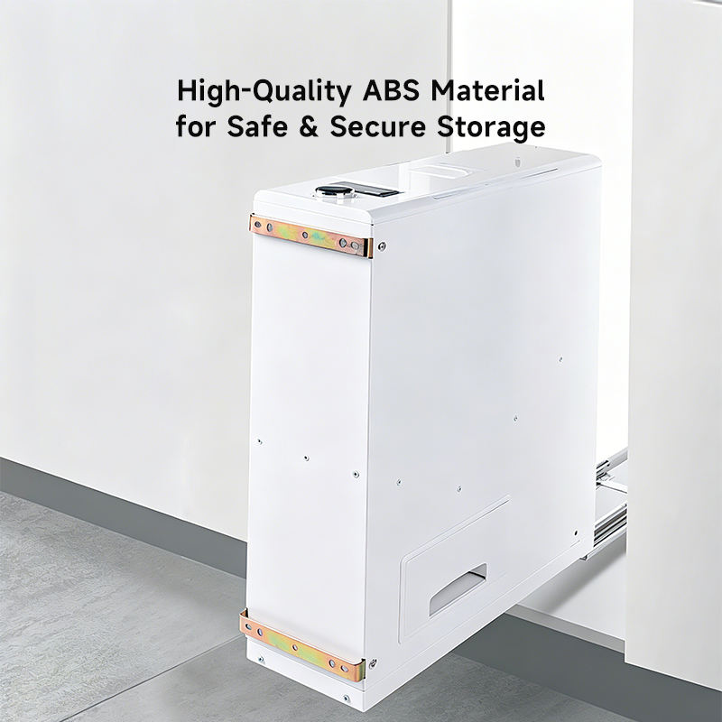 Large-capacity modern rice box rice storage cabinet, slide r