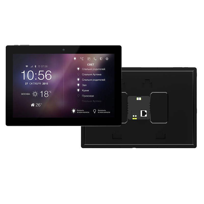 2026 new 10.1-inch IPS touch screen Wifi PoE smart home central control screen, supports Control 4 App, suitable for home automation