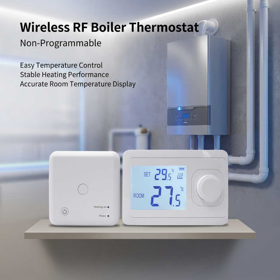 Zigbee smart thermostat, wireless room thermostat 220V hotel