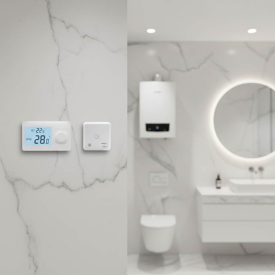 Zigbee smart thermostat, wireless room thermostat 220V hotel apartment floor heating temperature control panel