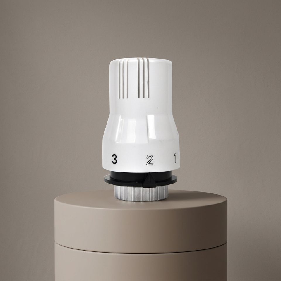 OEM custom white ABS thermostatic radiator temperature contr