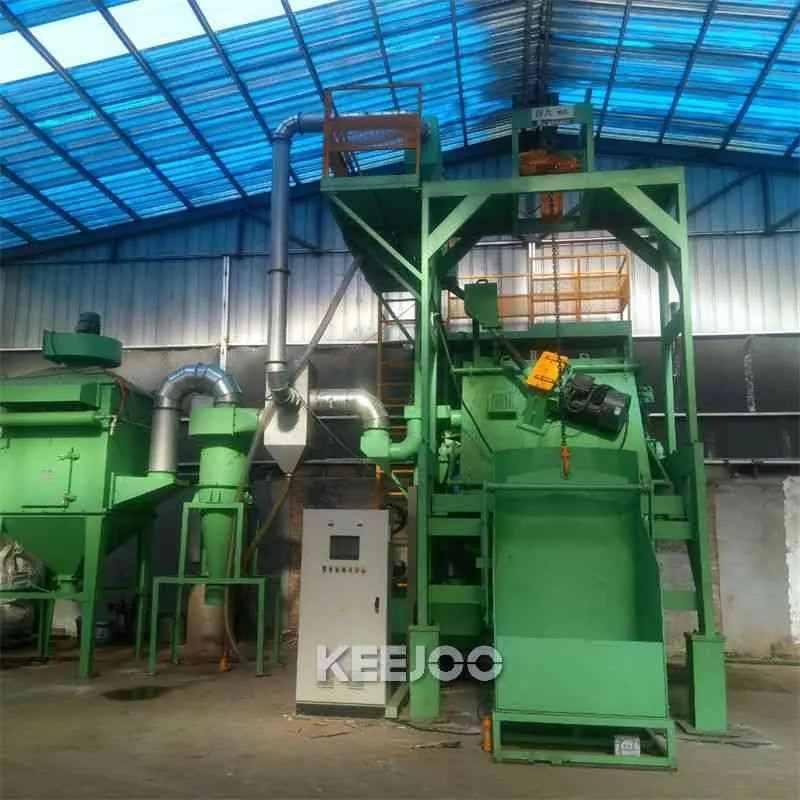 CND Tilt Drum Shot Blasting Machine