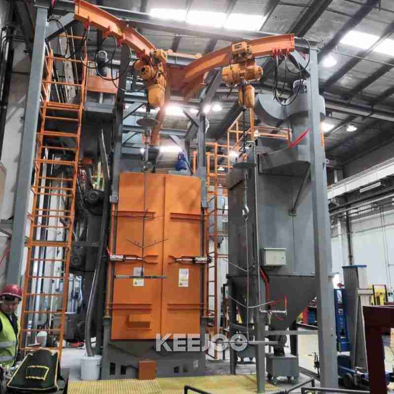 Hook Type Shot Blasting Machine
