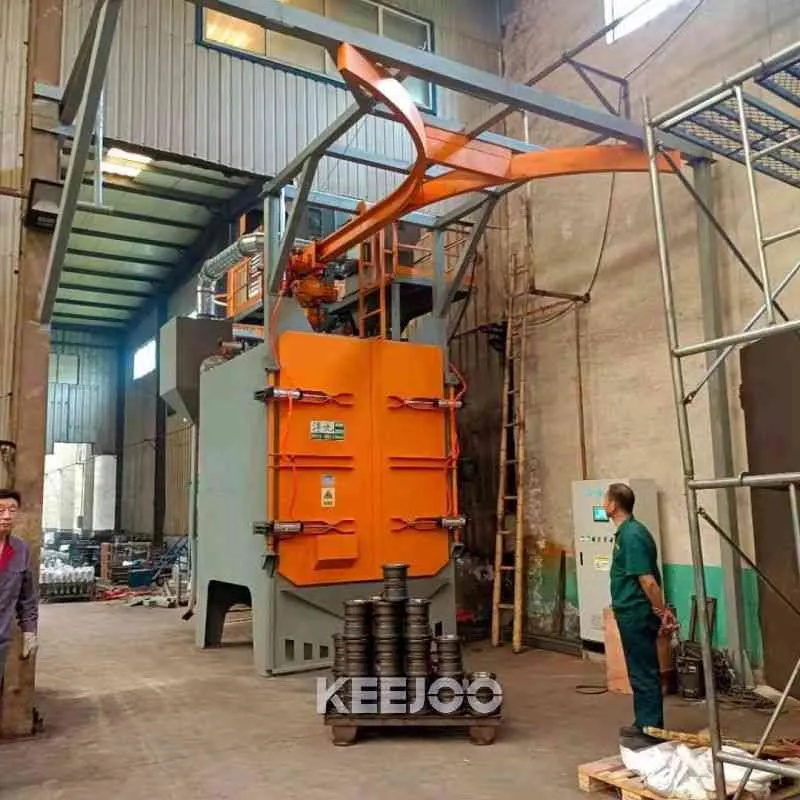 Hook Shot Blasting Machine