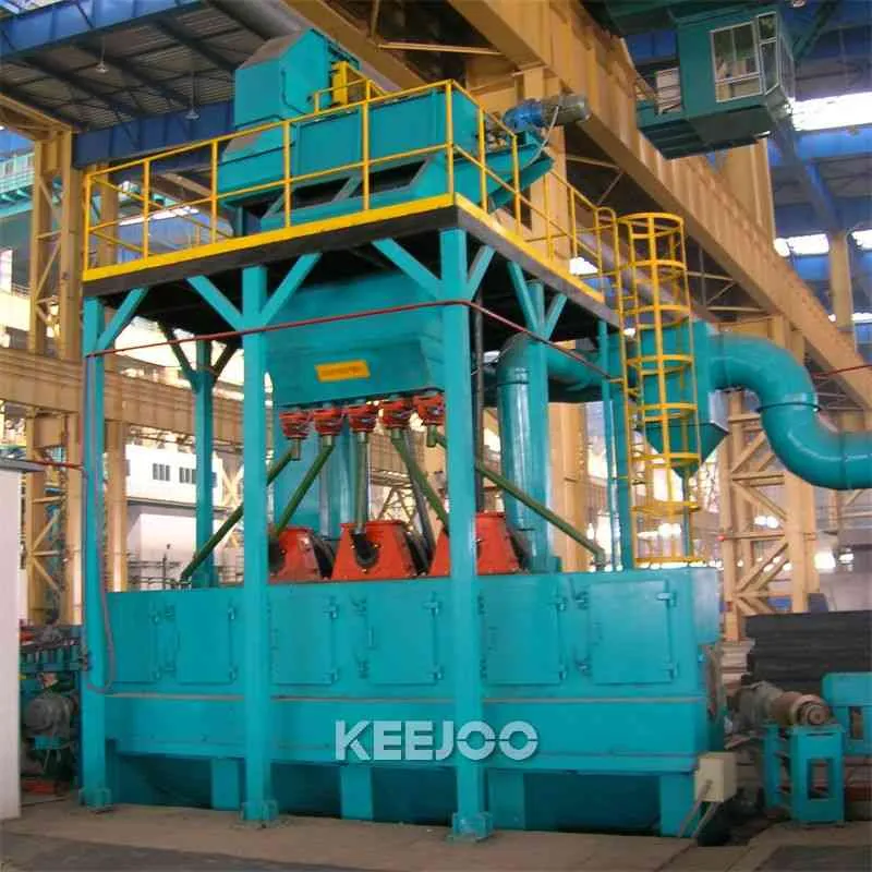 Leaf Spring Shot Blasting Machine