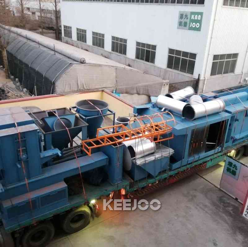 Transport Of FUHUANG Steel Structure Shot Blasting Machine