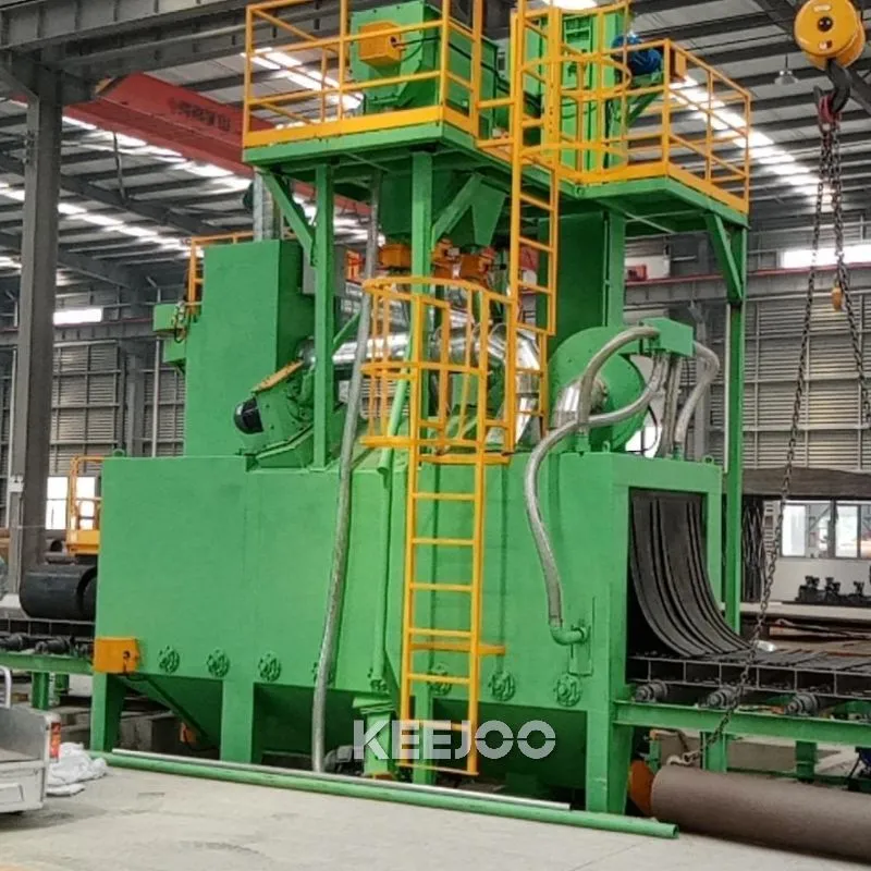 Large H Beam Steel Shot Blasting Machine was shipped to user