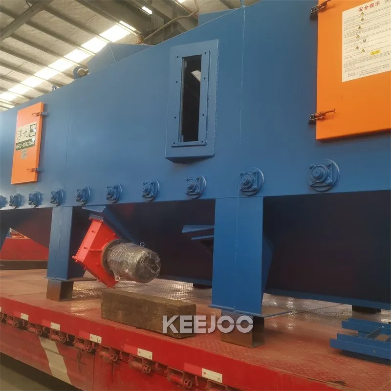 How to determine the optimal shot blasting speed and shot bl